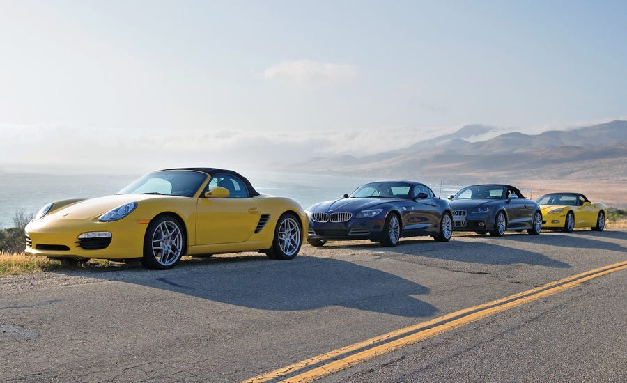 2009 Porsche Boxster S Vs Bmw Z4 Sdrive35i Audi Tts