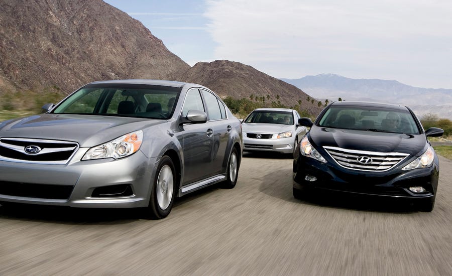 2010 Honda Accord Ex Vs 2011 Hyundai Sonata Se 2010