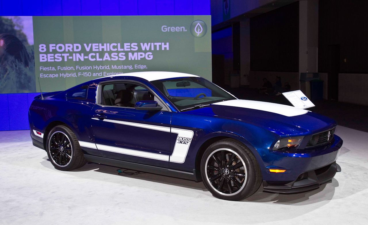 Ford Mustang Boss 302 2013 Black Red