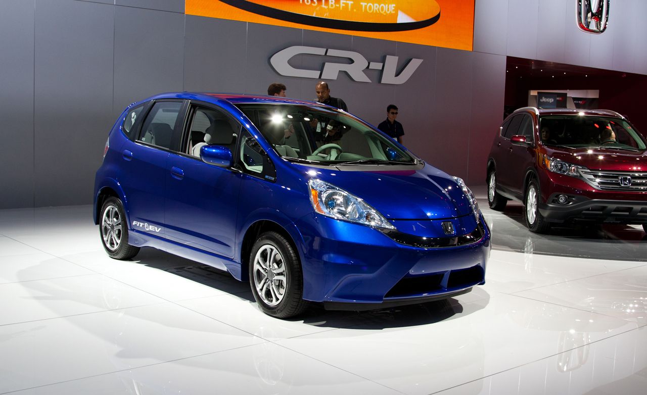 Honda honda fit ev range : 2013 Honda Fit EV Debuts at L.A. Auto Show | News | Car and Driver