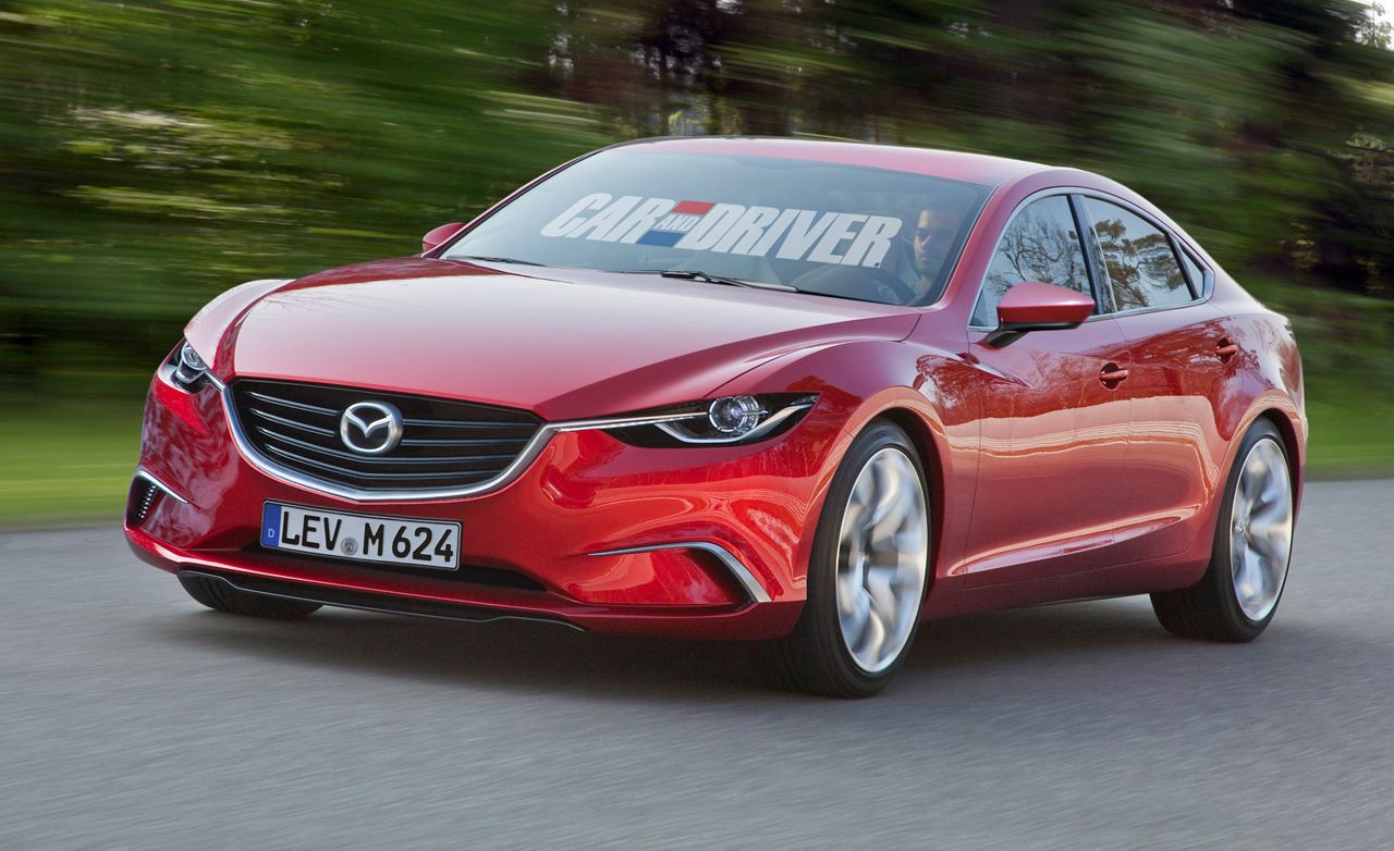 2014 Mazda 6 Sedan Rendered, Detailed News Car and Driver