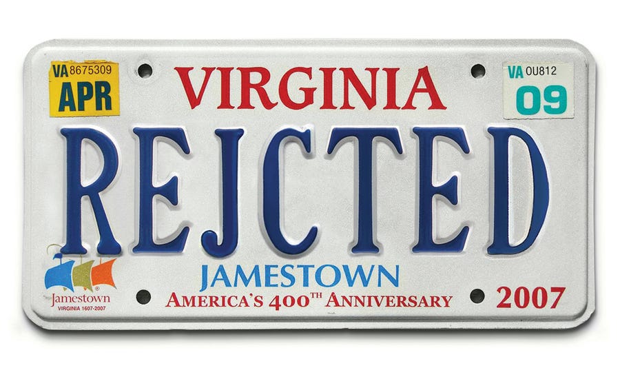 Virginia Dmv Used Car Sale License Plate Virginia Dmv Used Car Sale License Plate