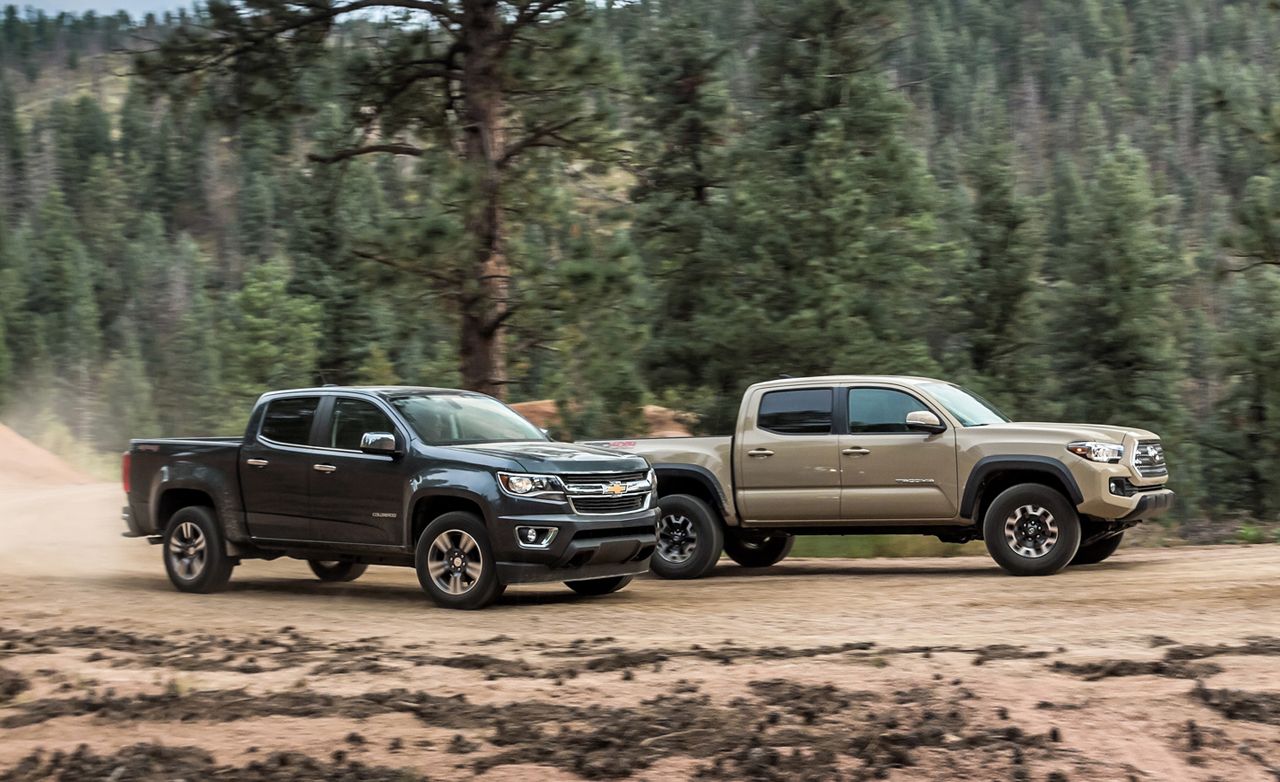 2015 Chevrolet Colorado LT Crew Cab 4WD vs. 2016 Toyota Tacoma TRD Off