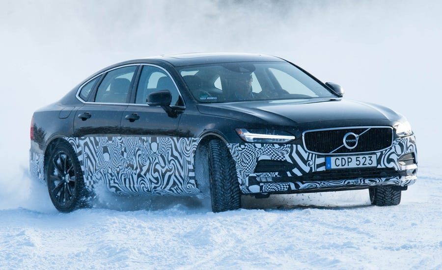 2017 Volvo S90 Prototype Drive Review Car And Driver 2017 Volvo S90