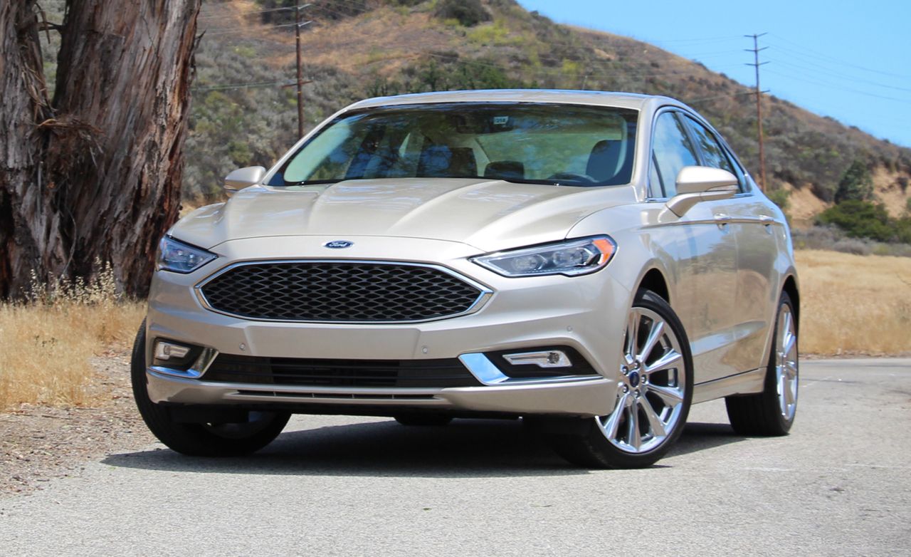 2017 Ford Fusion Platinum First Drive Review Car And Driver