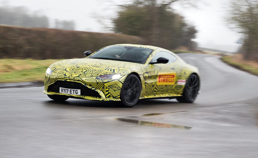 2019 Aston Martin Vantage: We Slide Behind the Wheel of a Prototype