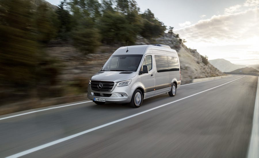 Benz wants you lot to cry back of when you lot await at its novel Sprinter van 2019 Mercedes-Benz Sprinter: Building a Better Box