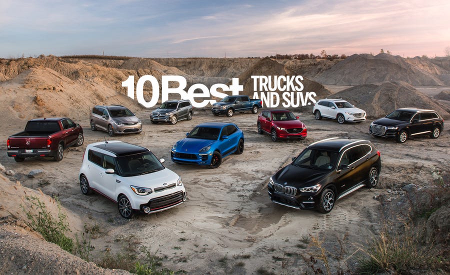 2018 10best Trucks And Suvs Our Top Picks In Every Segment 2018 10best Trucks And Suvs The Best Models In Every Segment