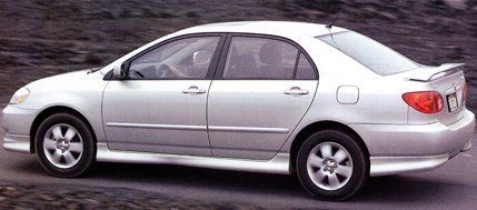2003 Toyota Corolla Road Test Review Car And Driver Corollas Use A New Design Catalyst With An Ultra Thin Wall High Density Substrate To Hasten Light Off And Improve Performance