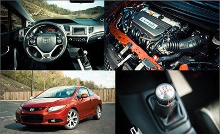 2012 Honda Civic Si Coupe Test Review Car And Driver