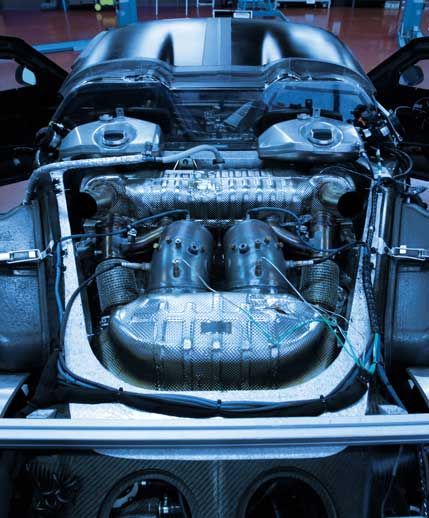 Hard To See Here But You Are Looking Almost Directly Down The Top Mounted Exhaust Pipes Hope Didnt Actually Want Engine