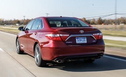 2015 Toyota Camry Xse V 6 Test Review Car And Driver