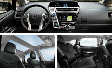 2017 Toyota Prius V Hybrid Photos And Info 8211 News Car As In The Regular Prius V Is Ed With A Dash That Cers All Displays And Switchgear At Center Push On Start An Electronic Gear