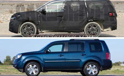 2016 honda pilot spy photos 2016 honda pilot spy photos