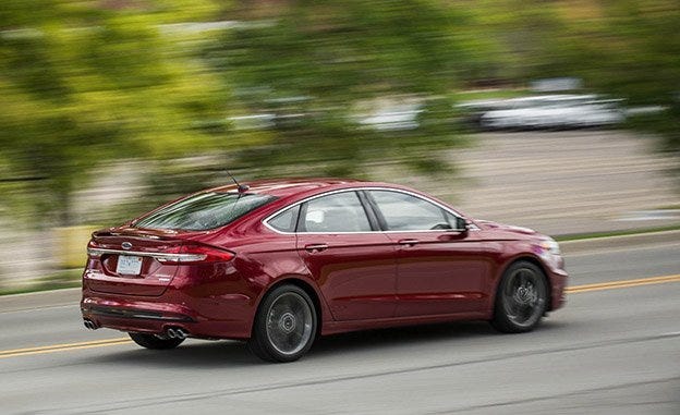 Tested 2017 Ford Fusion Sport Review Car And Driver