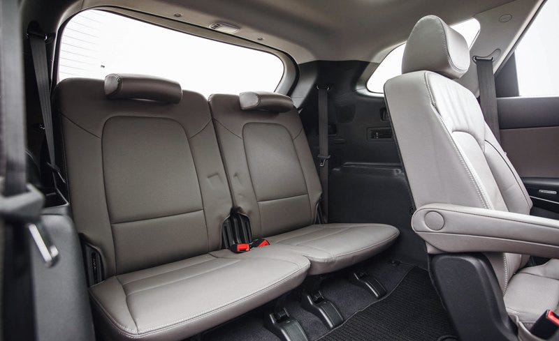 2018 Hyundai Santa Fe Interior Review Car And Driver Third Row Penger E