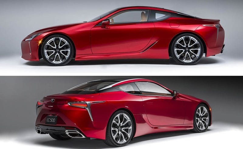 2017 Lexus Lc500 Coupe Dissected Feature Car And Driver If The Car Looks A Bit Blocky In Side Profile This View Shows Extent Of Body S Sculpting Floating Roof Is An Increasingly Por Theme