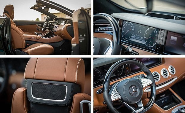 2017 Mercedes Benz S550 Cabriolet Instrumented Test Reviews Car View 40 Photos