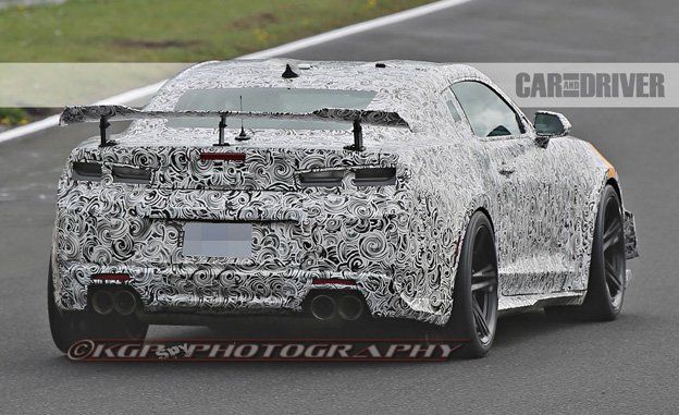 2018 Chevrolet Camaro Z 28 Spy Photos News Car And Driver