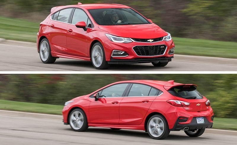 2018 Cruze Hatchback Motavera 2018 Chevrolet Cruze Sel Hatchback Manual Test Review Car And