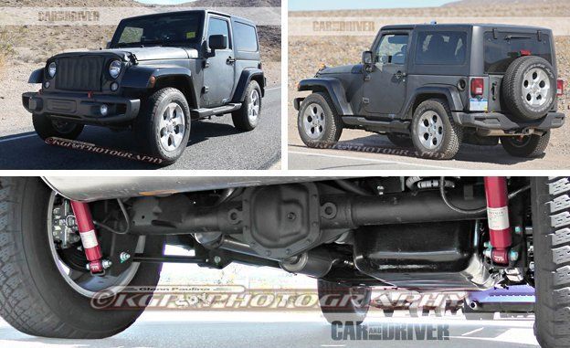 2017 Jeep Wrangler Spied We Look Underneath News Car And Driver