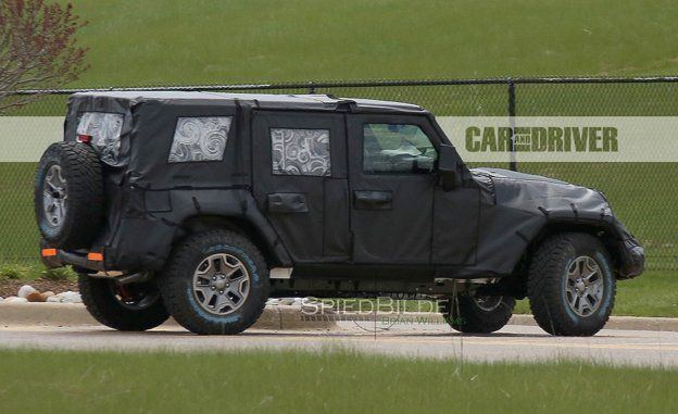 2018 Jeep Wrangler Spy Photos News Car And Driver