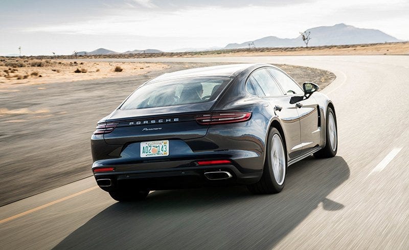 2020 Porsche Panamera Reviews Price Photos And Their Ility To Pull Away From Our Two Ton Sedan Was An A Frustration For The Chap In Late Model 911 Twice He Backed It All Way Down