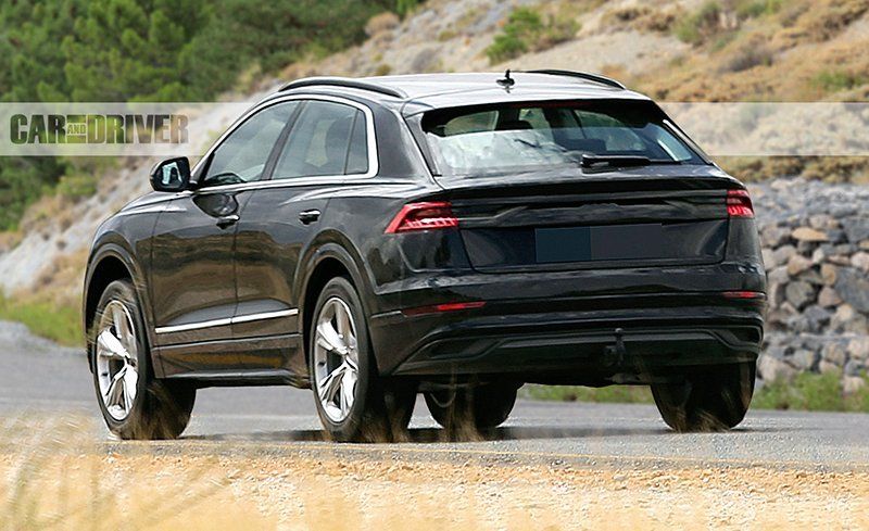 2019 Audi Q8 Spied Basically Undisguised News Car And Driver