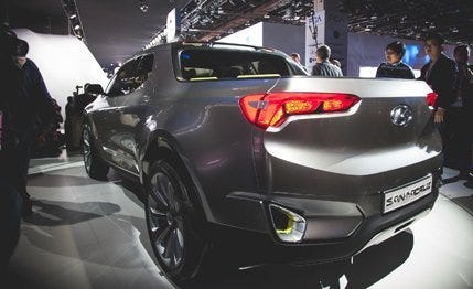 Hyundai Santa Cruz Pickup Truck Revealed Sel Ed And Super Image