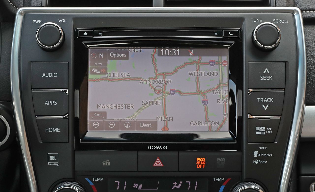 Toyota Camry: Switching the display Toyota Camry: Switching the display