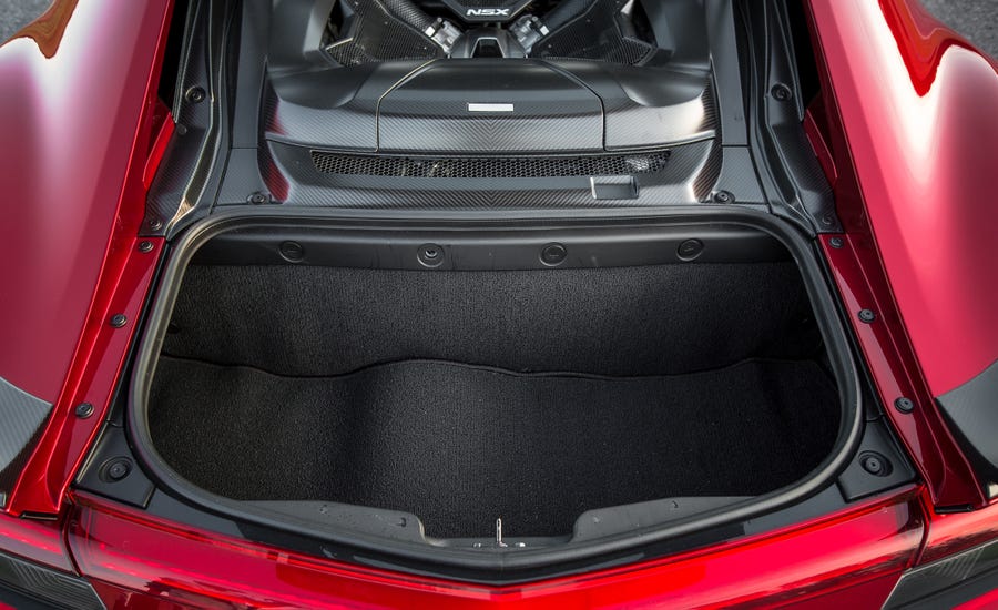 2017 Acura NSX | Cargo Space and Storage Review | Car and Driver 2017 Acura NSX | Cargo Space and Storage Review | Car and Driver