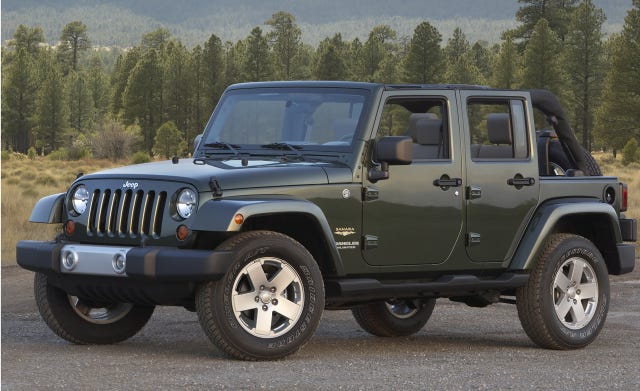 2010 jeep wrangler - 4 door weight