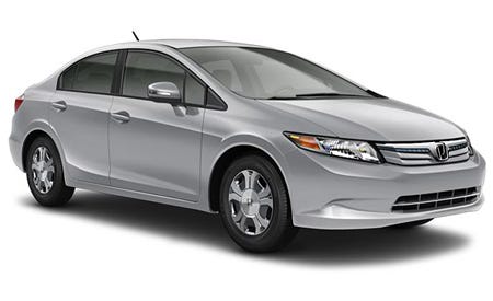 2012 Honda Civic 4dr Sdn L4 CVT w/Navi & Leather Features and Specs