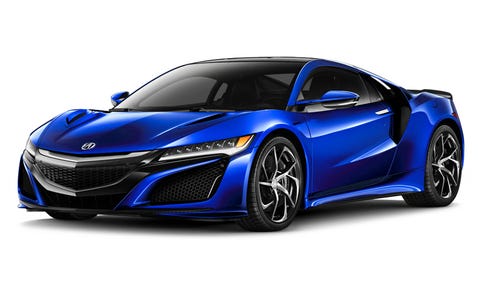 Acura NSX 2020 синяя