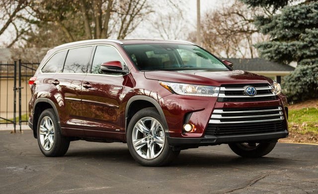 2019 Toyota Highlander Hybrid LE V6 AWD (Natl) Features and Specs