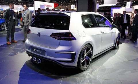 burly vw golf r 400 to make american debut at l a show news car
