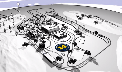 U Of Michigan Opening Connected Car Test Track News And Driver Um Test City Placement