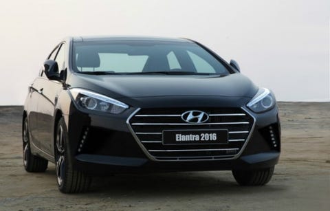 Hello 2016 Hyundai Elantra Is That You News Car And Driver 2016 Hyundai Elantra First Shot