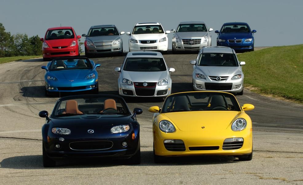 The Best Around Car And Driver S 10best Cars Through The Decades