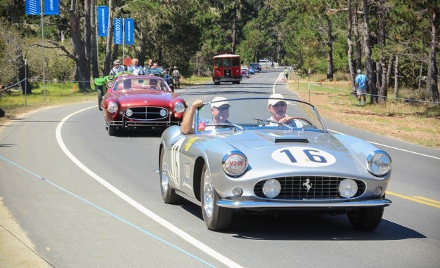 The Pebble Beach Tour D Élégance Puts Show Cars On Road The Pebble Beach Tour D Elegance Puts Show Cars