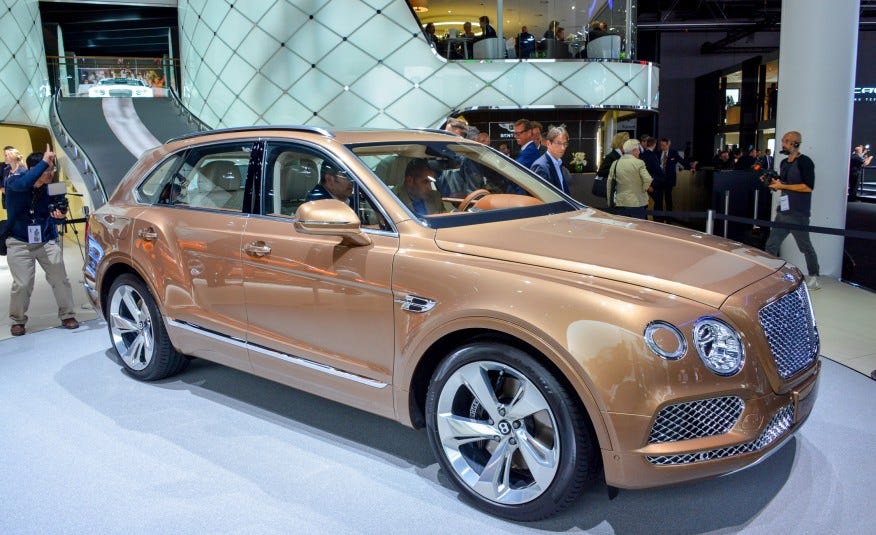 Bentley Bentayga Frankfurt 2015