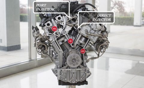 Explained Why Some Engines Have Both Port And Direct Injection Ford Engineers Designed The New 3 5 Liter Ecoboost Engine To Provide Better Low End