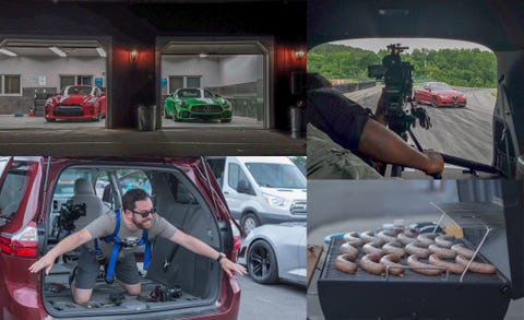 behind the scenes of