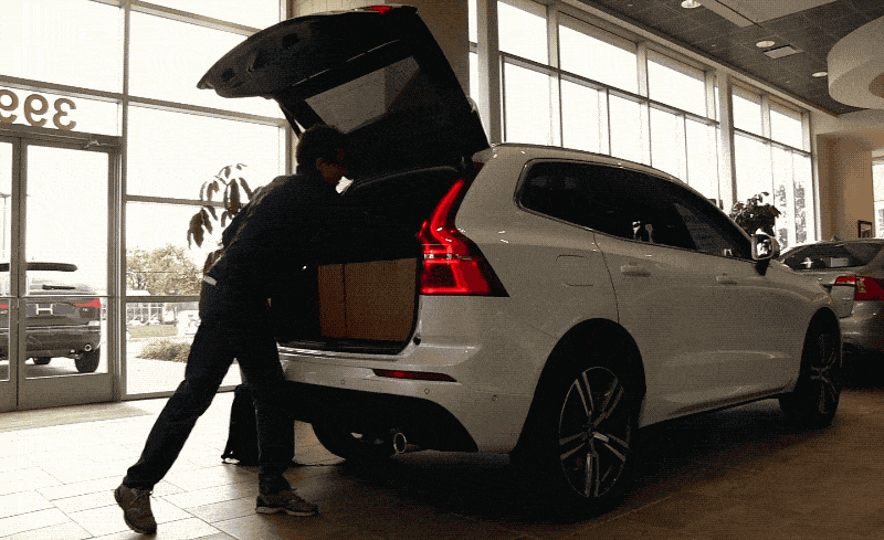 2018 Volvo Xc60 Cargo E And Storage Review Car Driver We Use Carry On Luggage Size Bo To Measure Cargo Capacity With The Rear Seats In Place As Well Folded
