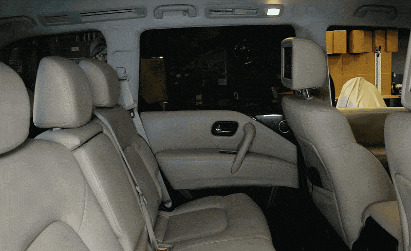 2018 Nissan Armada Video Review Car And Driver Our 5 8 Tester Demonstrates How Easy It Is To Enter And Exit The Second Row Of Armada Also Shows Much Kneeroom There When Driver S Seat
