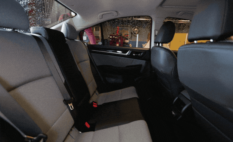 2018 Subaru Legacy Interior And Penger E Review Car Our 5 10 Tester Demonstrates How Easy It Is To Enter And Exit The Back Seat Of Legacy Also Shows Much Kneeroom There When Driver S