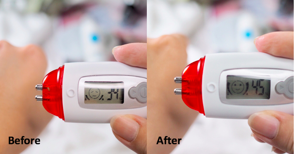 Pedometer, Thermometer, Hand, Technology, Finger, Service, Electronic device, Wrist, 