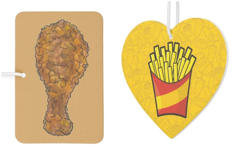 Hot air balloon, Fast food, Fried food, French fries, Side dish, Illustration, American food, Vehicle, 