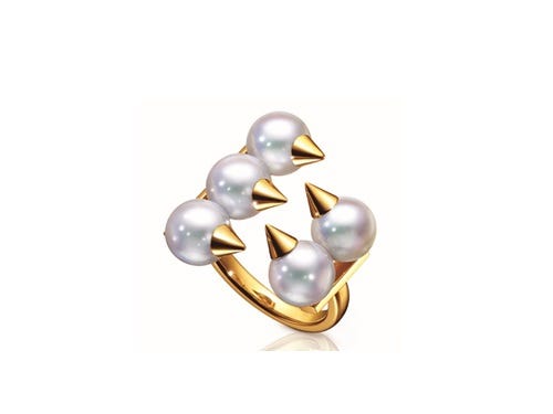 Jewellery, Fashion accessory, Pearl, Gold, Gemstone, Metal, Ring, Body jewelry, 