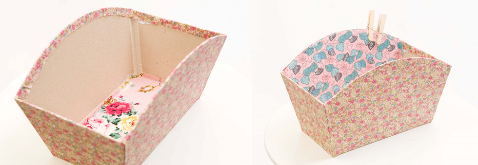 Pink, Paper product, Peach, Beige, Creative arts, Craft, Box, Paper, Embellishment, Pattern, 